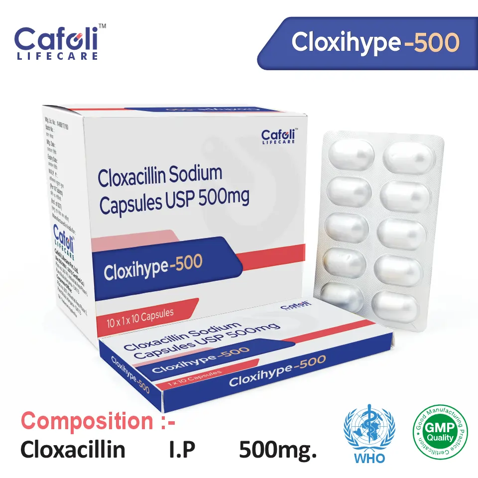 Cloxihype 500mg Capsule for PCD Pharma Franchise